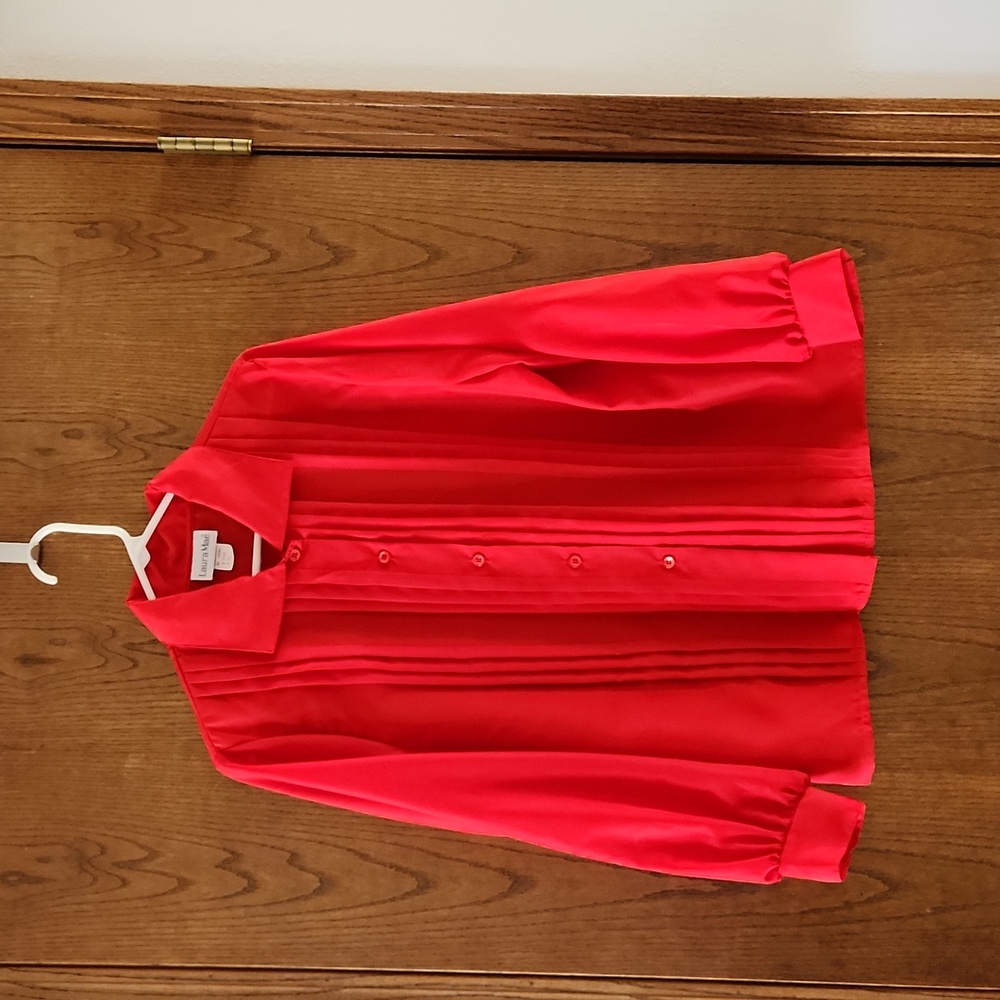 Misses vintage Laura Mae blouse - Size 14